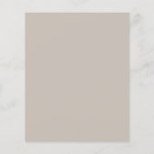 Papier Pimp Your Drink Taupe Script Mariage Panneau (Dos)