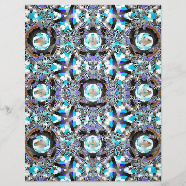 Papier Pinball bleu (Devant)