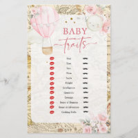 Pink Air Balloon n'est-elle pas Onerderful Baby Tr