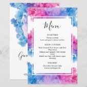 Papier Pink Blue Smoke Gender Revevevela Party Revevela M (Devant / Derrière)