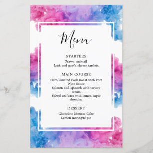 Papier Pink Blue Smoke Gender Revevevela Party Revevela M