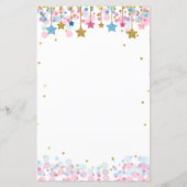 Papier Pink Blue Twinkle Twinkle Qui Connaît Maman Meille (Dos)