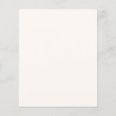 Papier Pink bow crème fille Baptême invitation (Dos)