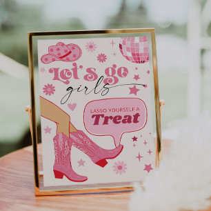 Papier Pink Cowgirl Anniversaire Fête Allons-y Filles Tra