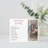 Papier Pink Fairy Blessing Wives for Baby Card (Debout devant)