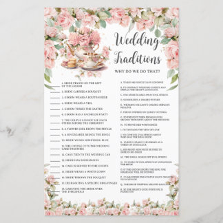 Papier Pink Floral Tea Party Bridal Wedding Traditions