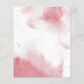 Papier Pink Gold Moon et Stars Wives for Baby Card (Dos)