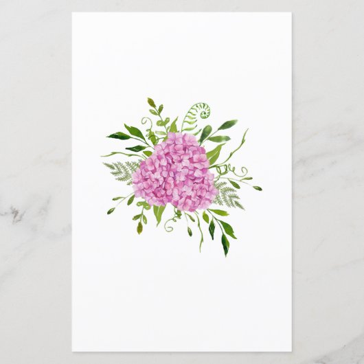 Papier Pink Hydrangeas Devine Qui Douche Jeu (Dos)
