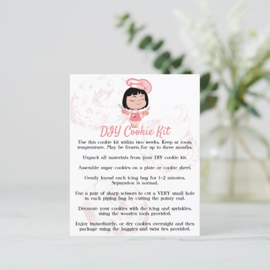 Papier Pink Lady Bakery do-it-yourself instructions pour  (Debout devant)