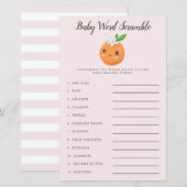 Papier Pink Little Cutie Baby Word Scramble Jeu (Devant / Derrière)