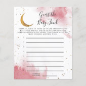 Papier Pink Moon Devine Le Jeu De Douche Alimentaire Bébé (Devant)