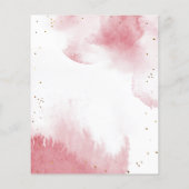 Papier Pink Over the Moon Baby Prédictions et conseils (Dos)
