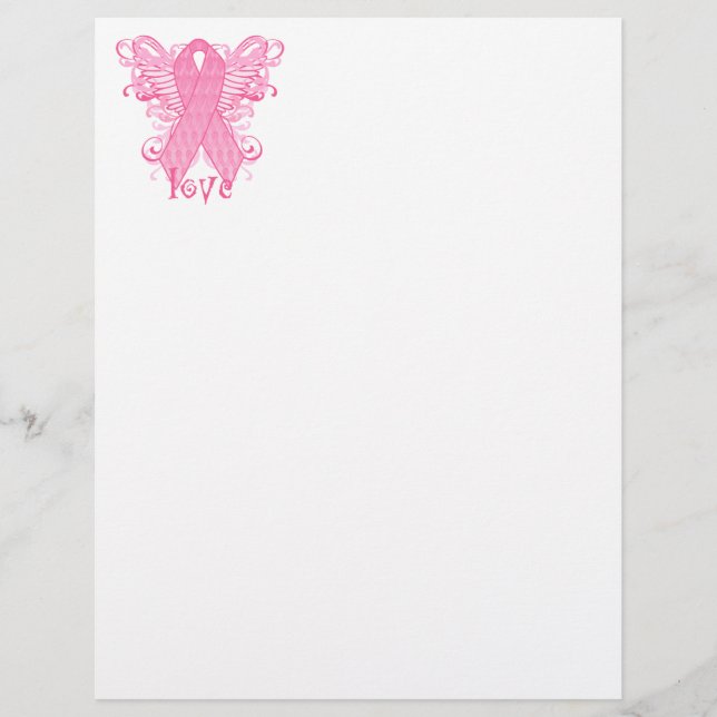 Papier Pink Ribbon Love (Devant)
