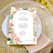 Papier Pink rose arche rousse rose rose fleuri mariage me