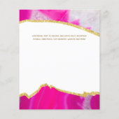 Papier Pink SWEET 16 Moderne Élégant Budget Anniversaire (Dos)