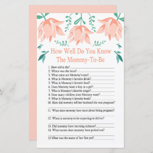 Papier Pink Tulip Comme vous connaissez bien le jeu baby