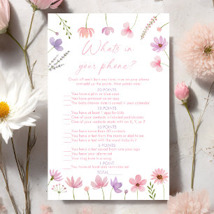 Papier Pink violet Fleurs sauvages ce qui est dans votre 