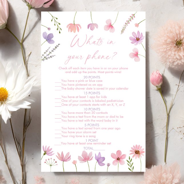 Papier Pink violet Fleurs sauvages ce qui est dans votre  (Créateur téléchargé)