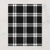 Papier Pins d'hiver | Invitation budgétaire de Noël (Dos)