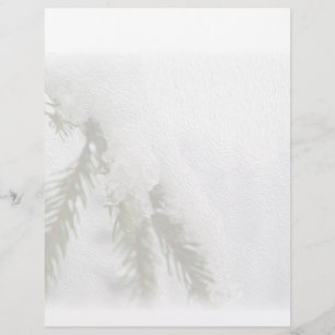 Papier Pins neigeux