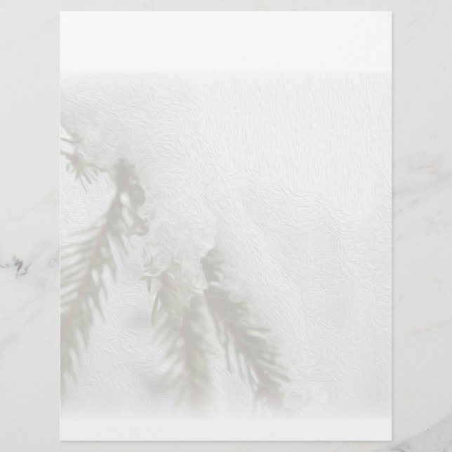 Papier Pins neigeux (Devant)