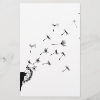 Papier Pissenlit dans le vent