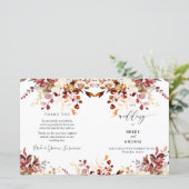 Papier PixDezines Aquarelle Rouille Orange Automne Eucaly (Debout devant)