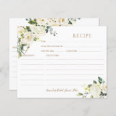 Papier PixDezines H2 Albaster Rose Recette Card (Devant / Derrière)