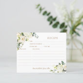 Papier PixDezines H2 Albaster Rose Recette Card (Debout devant)