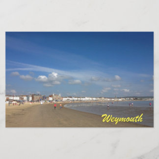 Papier Plage de Weymouth