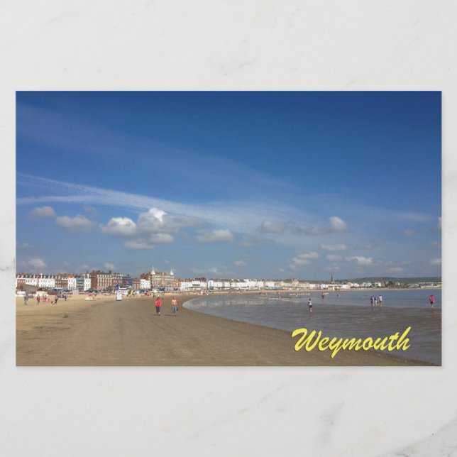 Papier Plage de Weymouth (Devant)