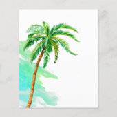 Papier Plage invitation plage estivale (Dos)