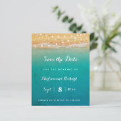 Papier Plage String illuminations Mariage Enregistrer les (Debout devant)