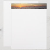 Papier Plage Sunset Stationnaire (Devant / Derrière)