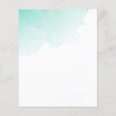 Papier Plage surf océan océanique budget d'anniversaire i (Dos)