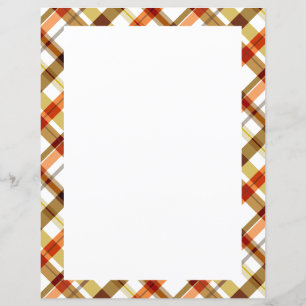 Papier Plaid Automne