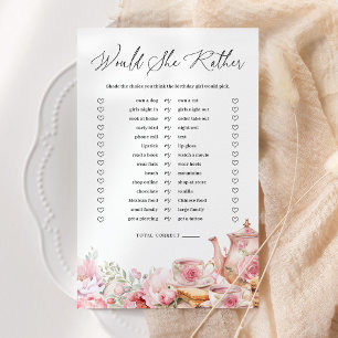 Papier Plairait-Elle Plutôt Blush Pink Floral Tea Party j