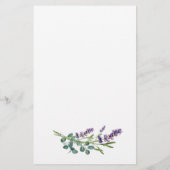 Papier Plairait-Elle Plutôt Lavender Eucalyptus jeu nupti (Dos)