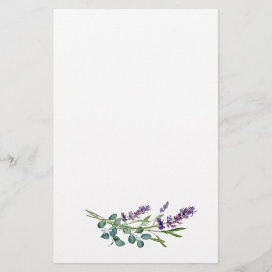 Papier Plairait-Elle Plutôt Lavender Eucalyptus jeu nupti (Dos)