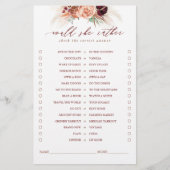 Papier Plairait-Elle Plutôt Terracotta Floral Bride Jeu (Devant)