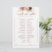 Papier Plairait-Elle Plutôt Terracotta Floral Bride Jeu (Debout devant)