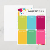 Papier Plan de travail (Devant / Derrière)