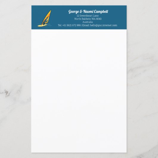 Papier Planche à voile (Devant)