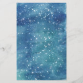 Papier Planètes Baby shower Espace Extérieur Souhaits pou (Dos)