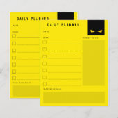 Papier Planificateur quotidien (Devant / Derrière)