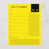 Papier Planificateur quotidien (Dos)