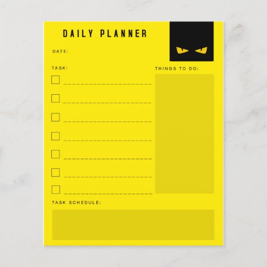 Papier Planificateur quotidien (Devant)