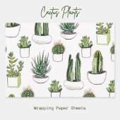 Papier Plante Cactus : Vibe Cadeau Esthétique