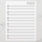 Papier Plaques vierges Piano Stands (Devant)