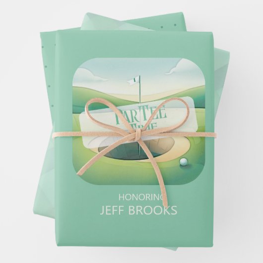 Papier plat à thème de golf Jeu de 3 (En situation)